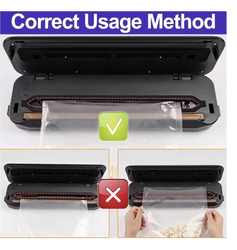 Automatic Vacuum Sealer Bosch HMT72M450, Built-in Cutter, Dry/Moist, Rolls gallery