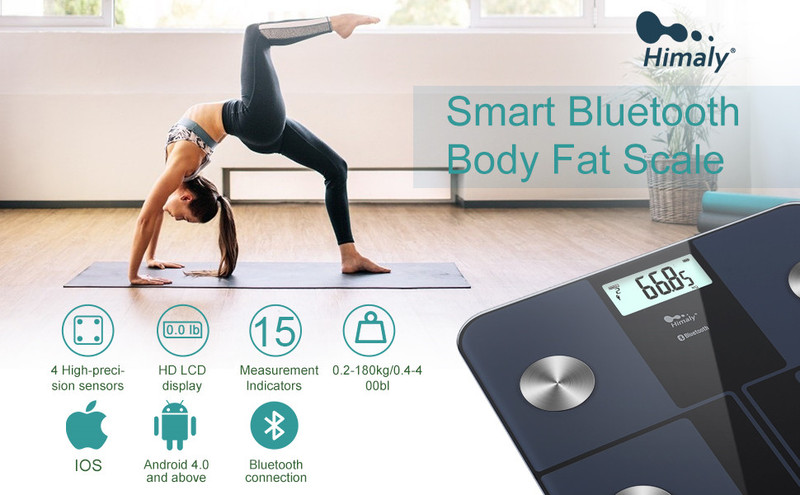 USB Recharable Bathroom Scale for Body Weight, Digital Weight gallery