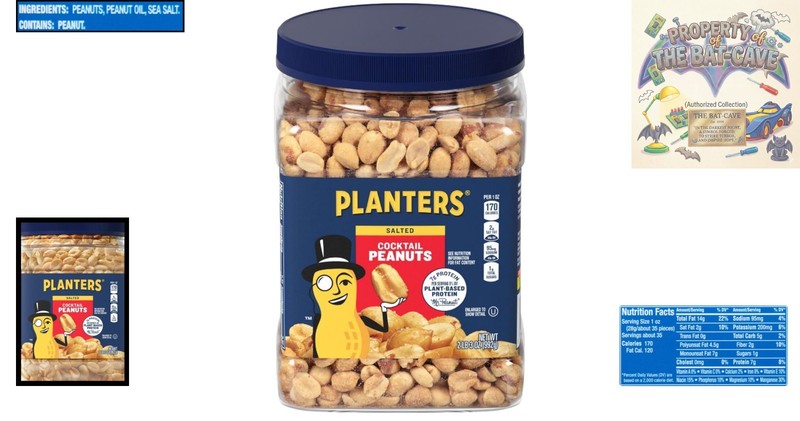 Delicious Salted Peanuts in 35oz Jar - Perfect for Parties and Road Trips gallery