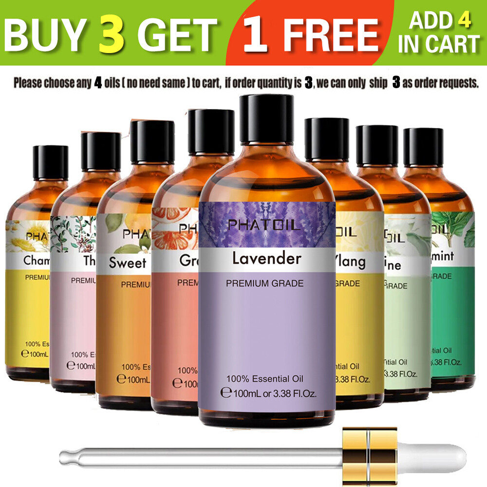 100ML Pure Aromatherapy Essential Oils for Diffuser, Humidifier, Candle Making gallery
