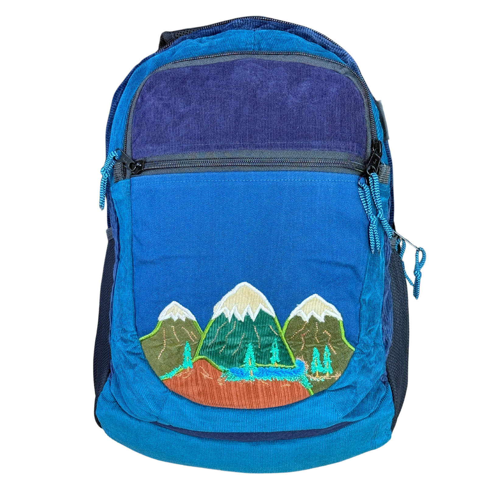 Medium Corduroy Mountain Embroidery Backpack gallery