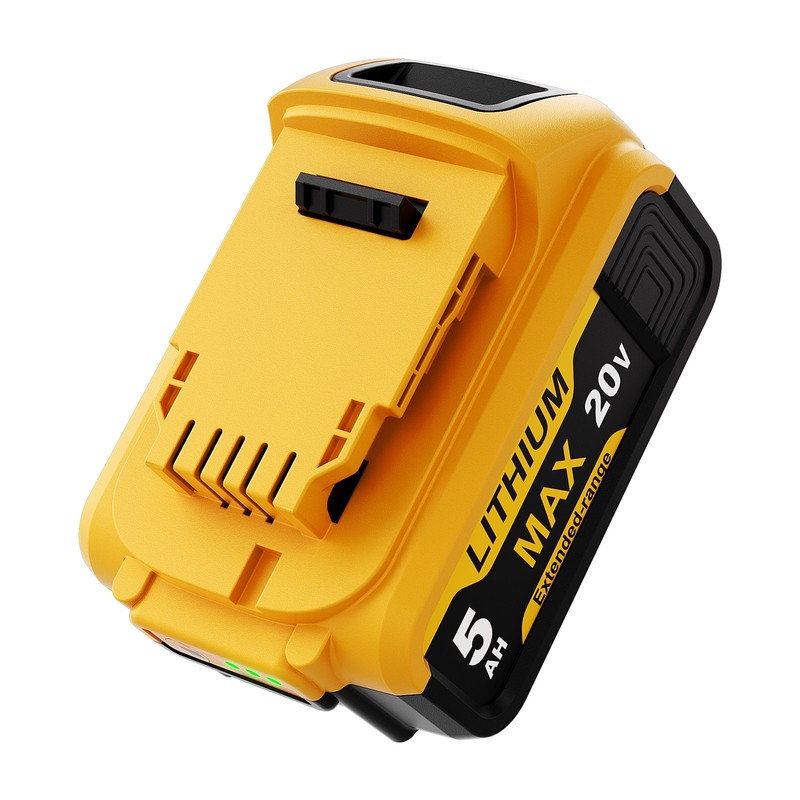 2 Pack For DEWALT DCB205-2 20V MAX Premium Lithium-Ion 5.0Ah Battery gallery