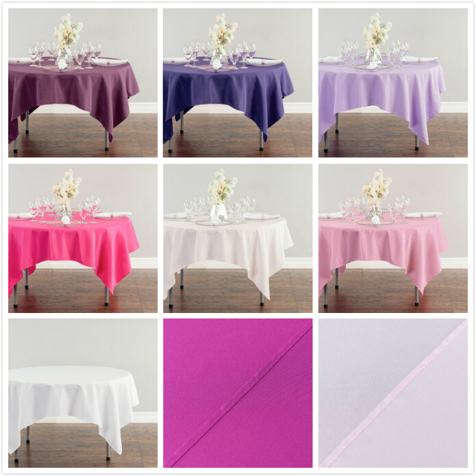 LinenTablecloth 70 in. Square Polyester Tablecloths, 33 Colors! Wedding & Event gallery