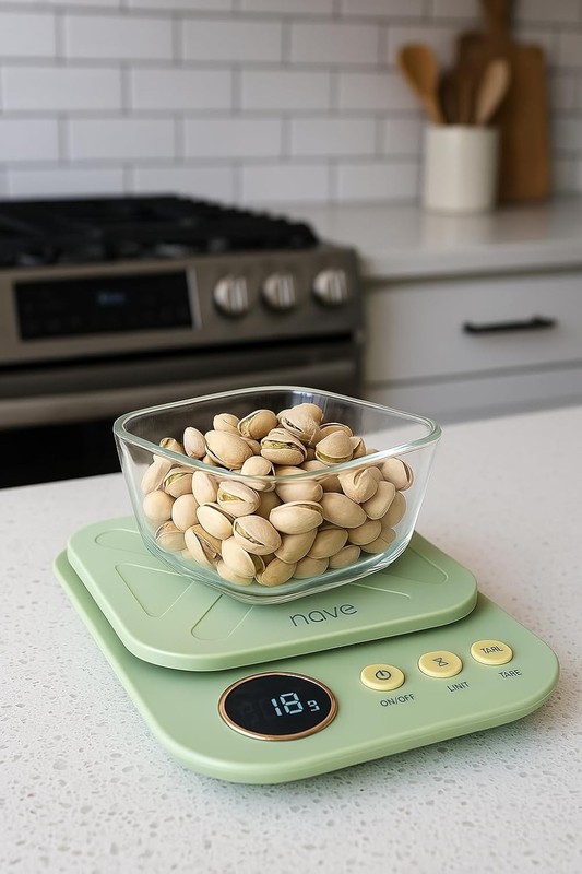 Digital Kitchen Scale – 5kg/11lb Capacity, USB Rechargeable, High Precision 0.2g gallery
