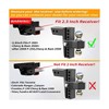 LOCAME Adjustable Trailer Hitch, Fits 2.5-Inch Receiver Only, 8-Inch Drop Alu... gallery