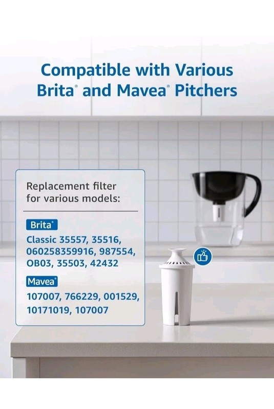 FilterLogic Pitcher Water Filter, Replacement for Brita® Classic (6 packs) gallery
