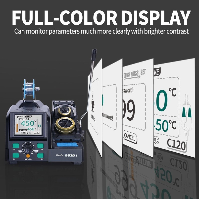 982D-I Precision instrument soldering iron soldering station gallery