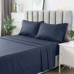Deep Pocket Bed Sheets 4 Piece Set 1800 Series Hotel Luxury Microfiber Sheet Set