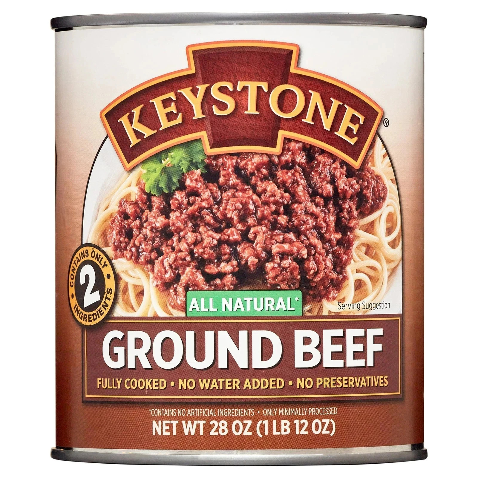 Keystone All natural Ground Beef 28 oz Can, (PACK OF 2) Free Shipping gallery