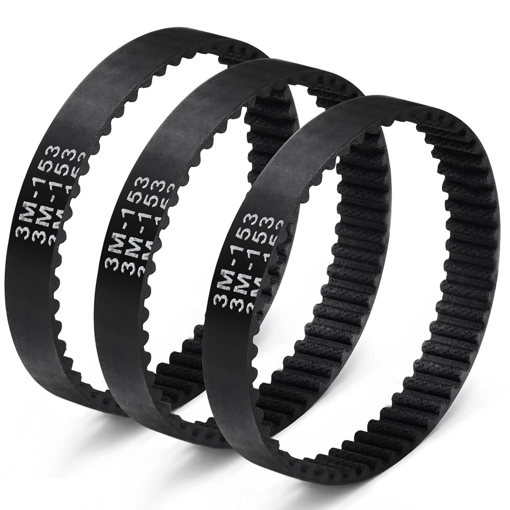 3PCS Soft Front Brush Belt Replacement Part 153-3GT-8 for Shark AZ1002 AZ1000 AX
