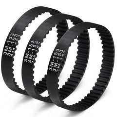 3PCS Soft Front Brush Belt Replacement Part 153-3GT-8 for Shark AZ1002 AZ1000 AX