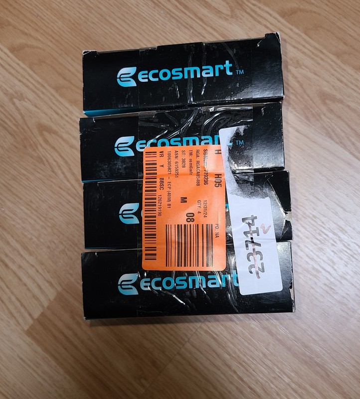 (12 Ct) EcoSmart LED Edison Light Bulb Warm White 2200K B11 40W Thinner Filament gallery