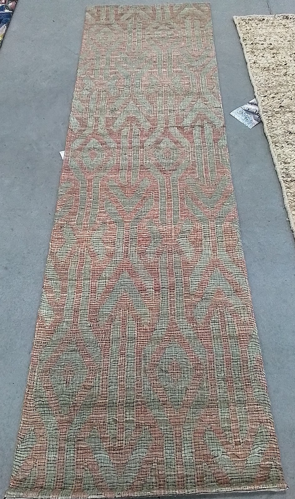 BLUE / RUST 2'-3" x 8'-0" Flaw in Rug, Reduced Price 1172799083 CAP414A-28 gallery