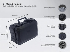 Rugged Lockable Hard Case | Waterproof Shockproof Airtight Protective Storage