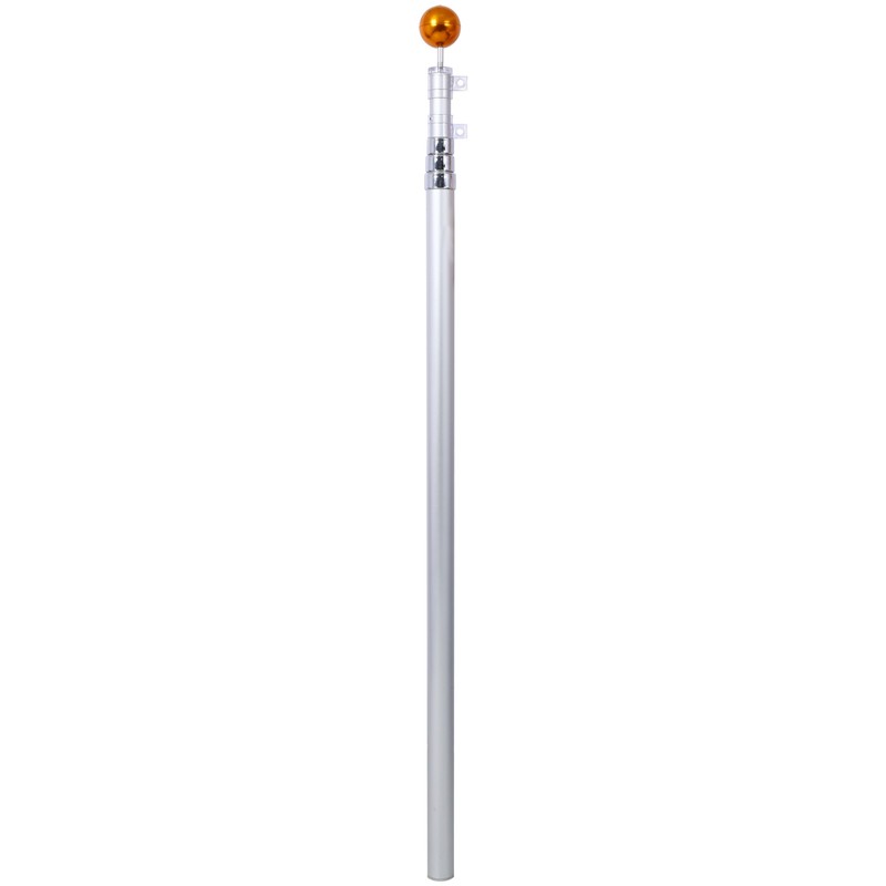 16FT Telescopic Flag Pole Kit Sectional Flag Pole Kit Outdoor Inground Flag Pole gallery