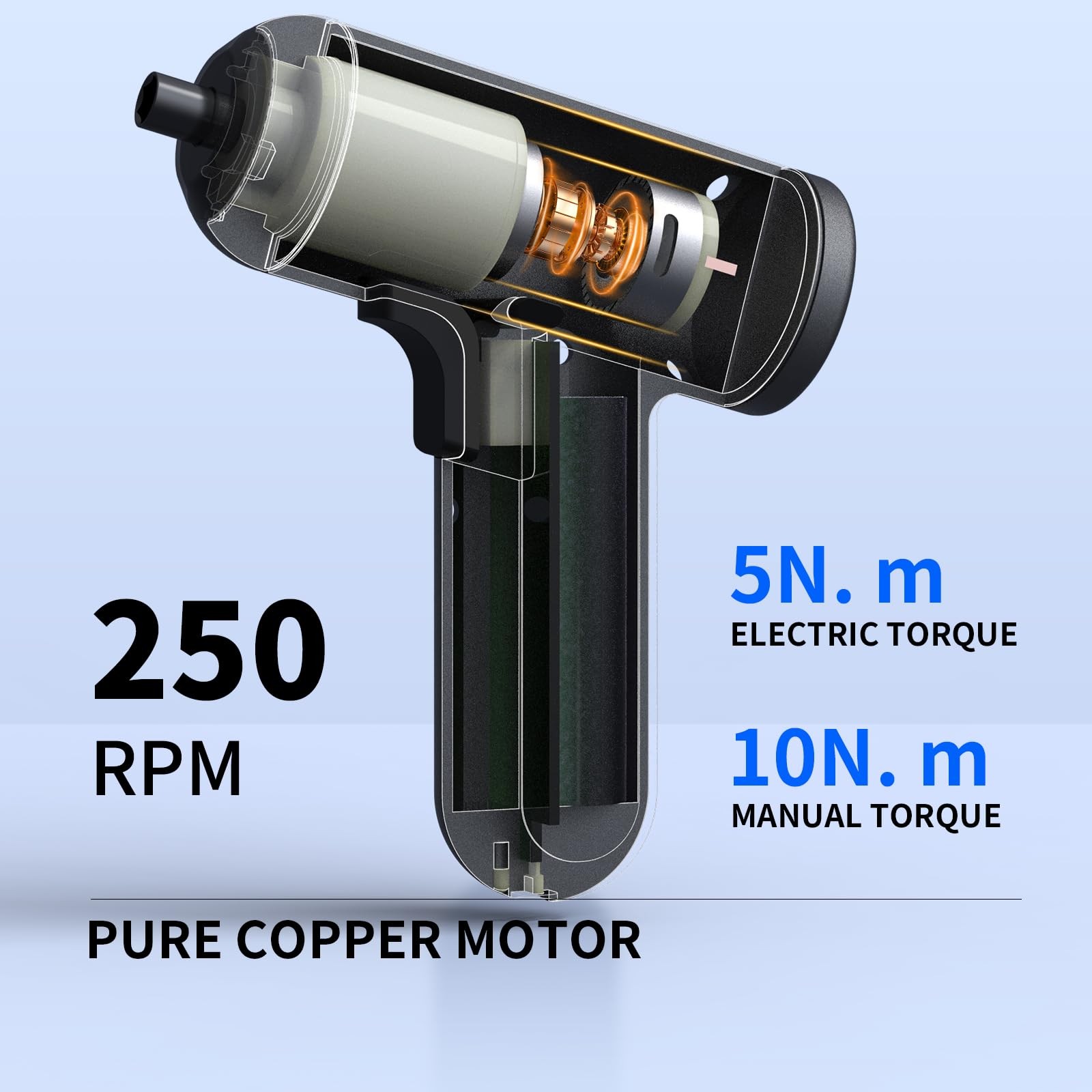 Cordless Screwdriver 4V Mini Cordless Drill Set with 1500mAh Battery, 5N.m To... gallery