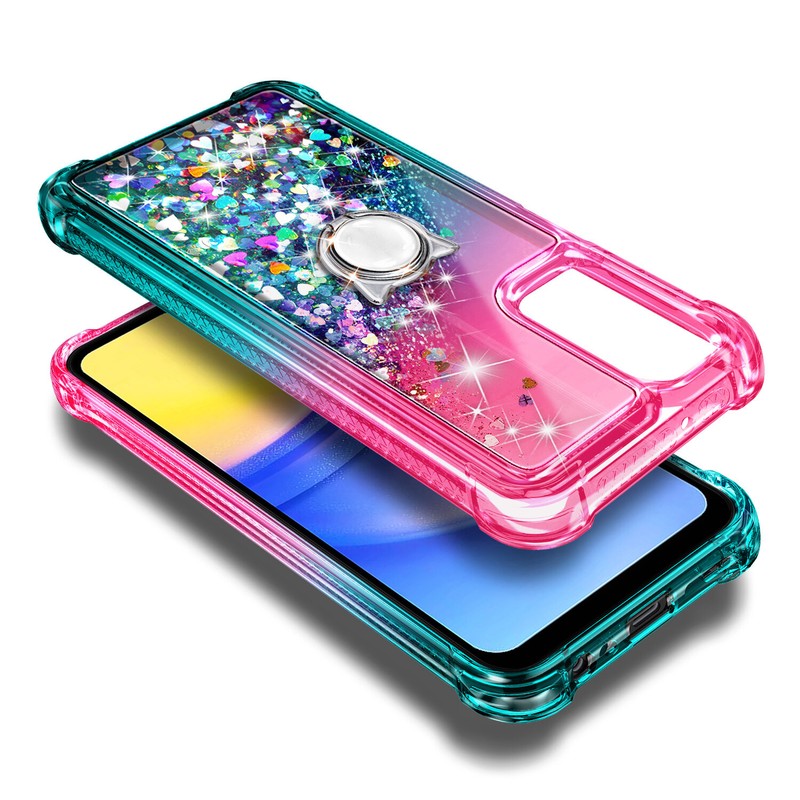 For GABB PHONE 4 PRO Case Liquid Glitter Phone Cover w/ Tempered Glass & Lanyard gallery
