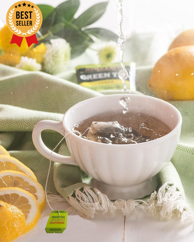 Decaffeinated Green Tea with Lemon, Decaf Tea with Green Tea and Lemon, 20 Count gallery