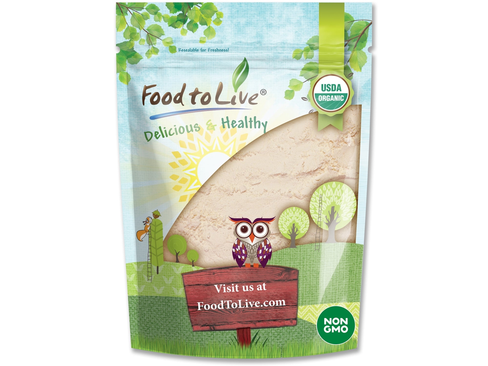 Organic Coconut Flour – Non-GMO, Kosher, Raw, Vegan, Unrefined – by Food to Live gallery