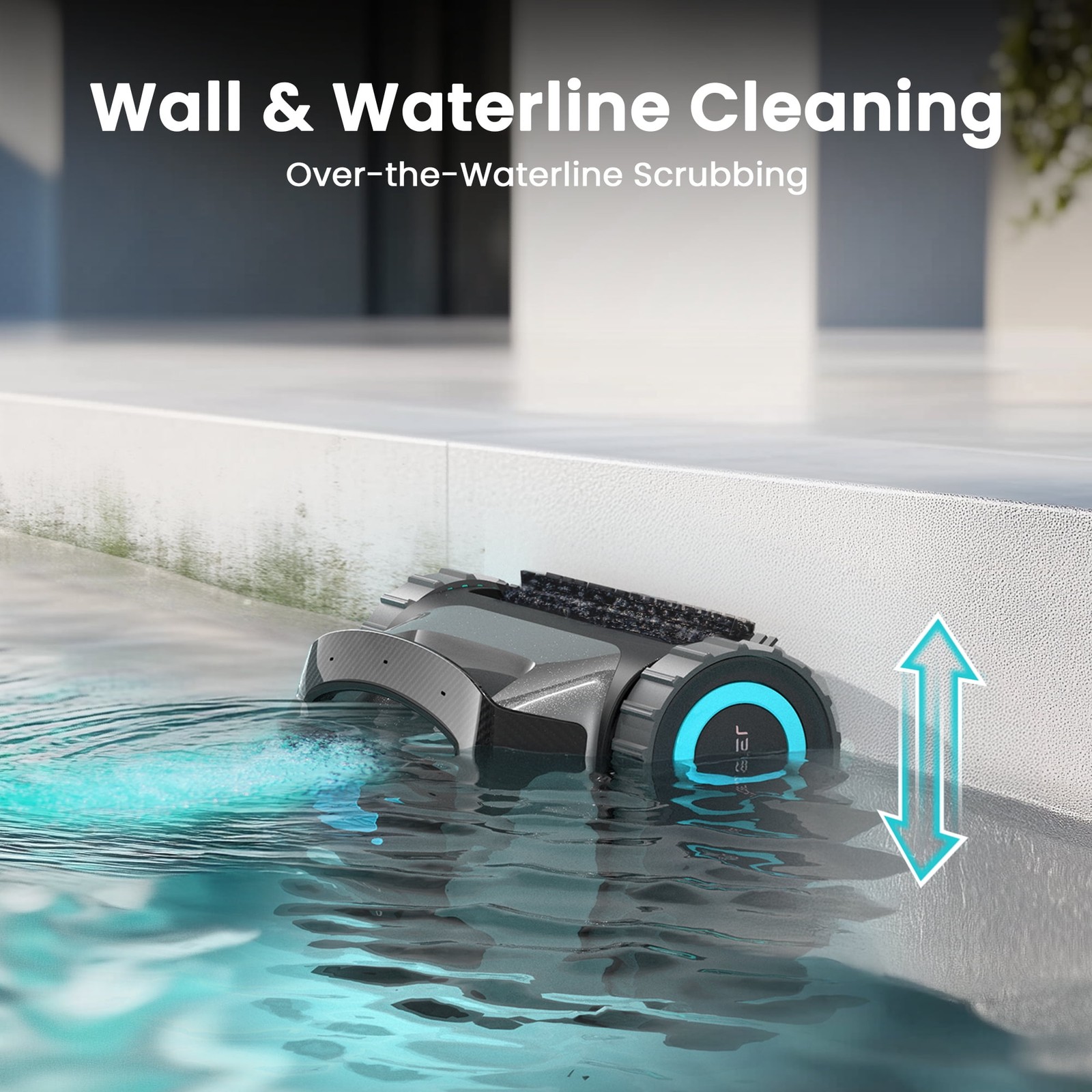 Aiper Scuba 1600W Cordless Robotic Pool Cleaner, Lightweight 15.9 lb, gallery
