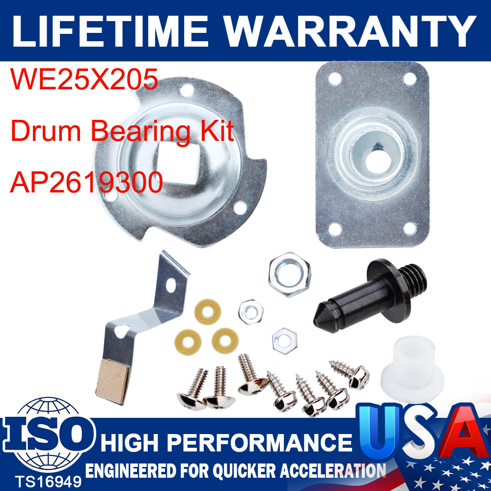 Drum Rear Bearing Sleeve Kit For GE Dryer WE25M40 AP2619300 PS267583 WE25X205 US gallery