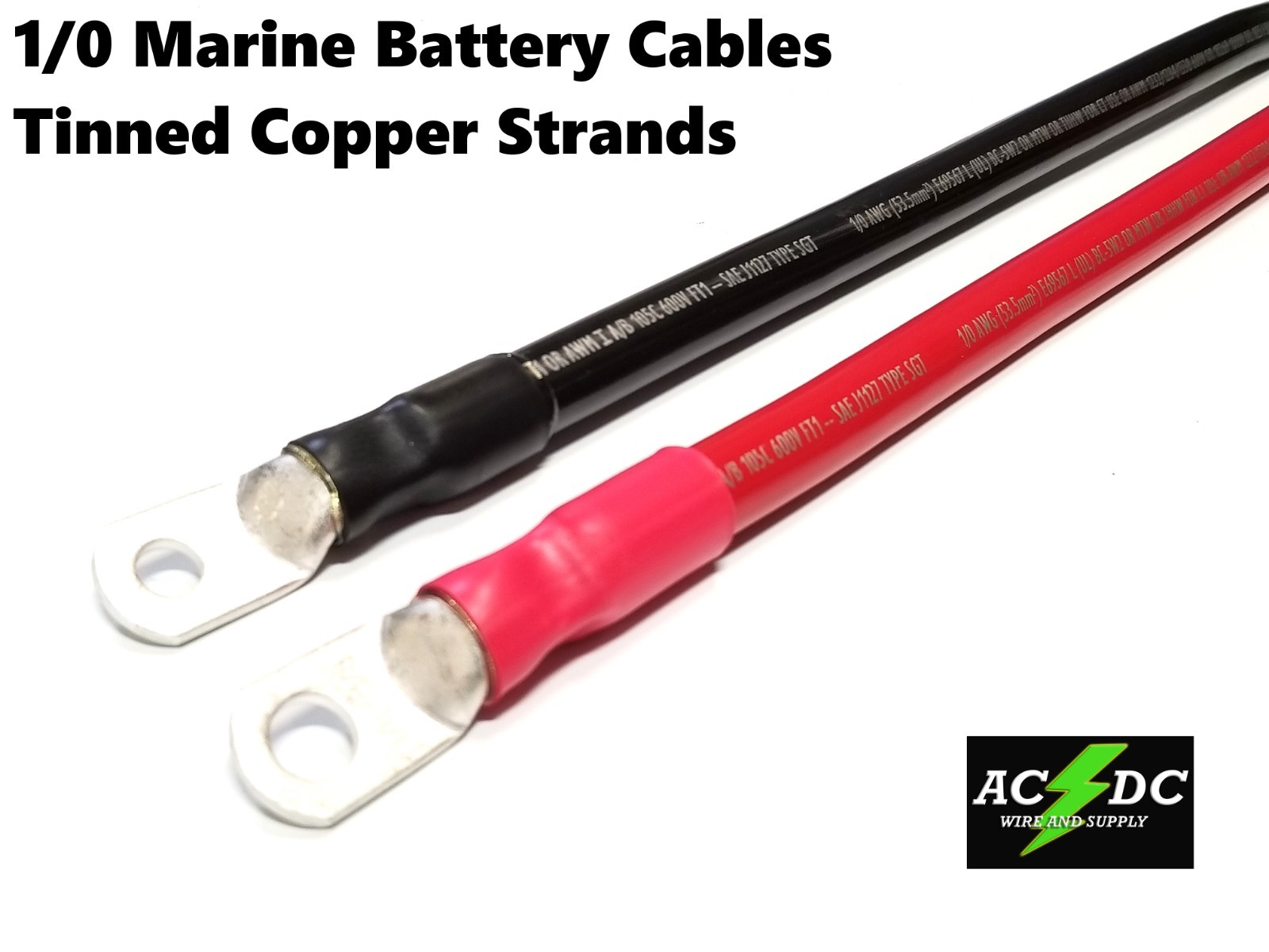 1/0 AWG Gauge Tinned Copper Battery Cable Power Wire Car, Marine, Inverter, RV gallery