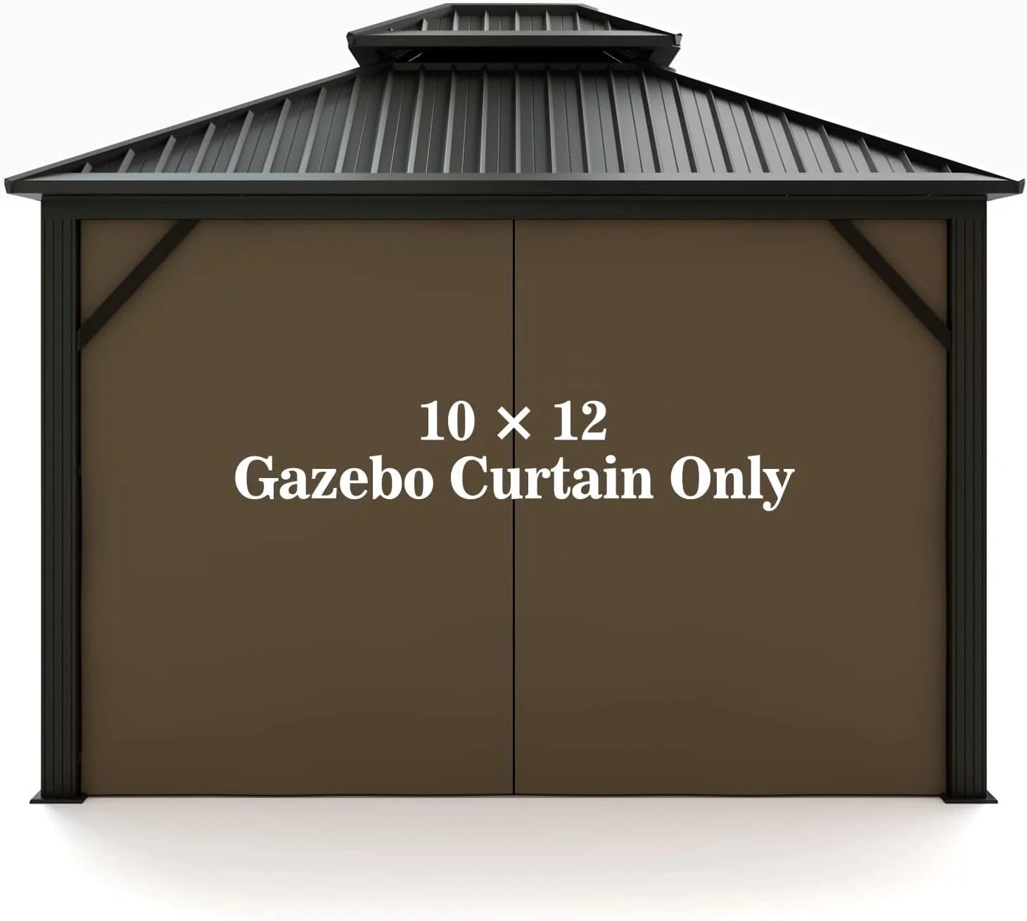 10 FT x 12 FT Gazebo Universal Replacement Privacy Curtain Side Panel Set gallery