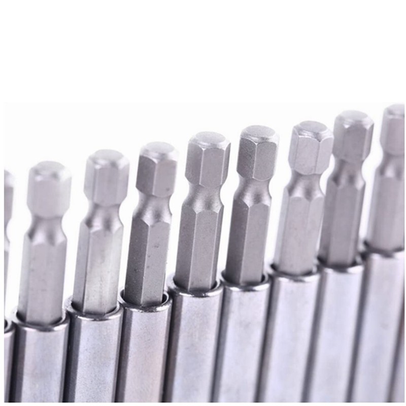 10Pcs Compact Magnetic Bit Tip Extensions Holder 1/4" Hex Shank Drive Guide N513 gallery