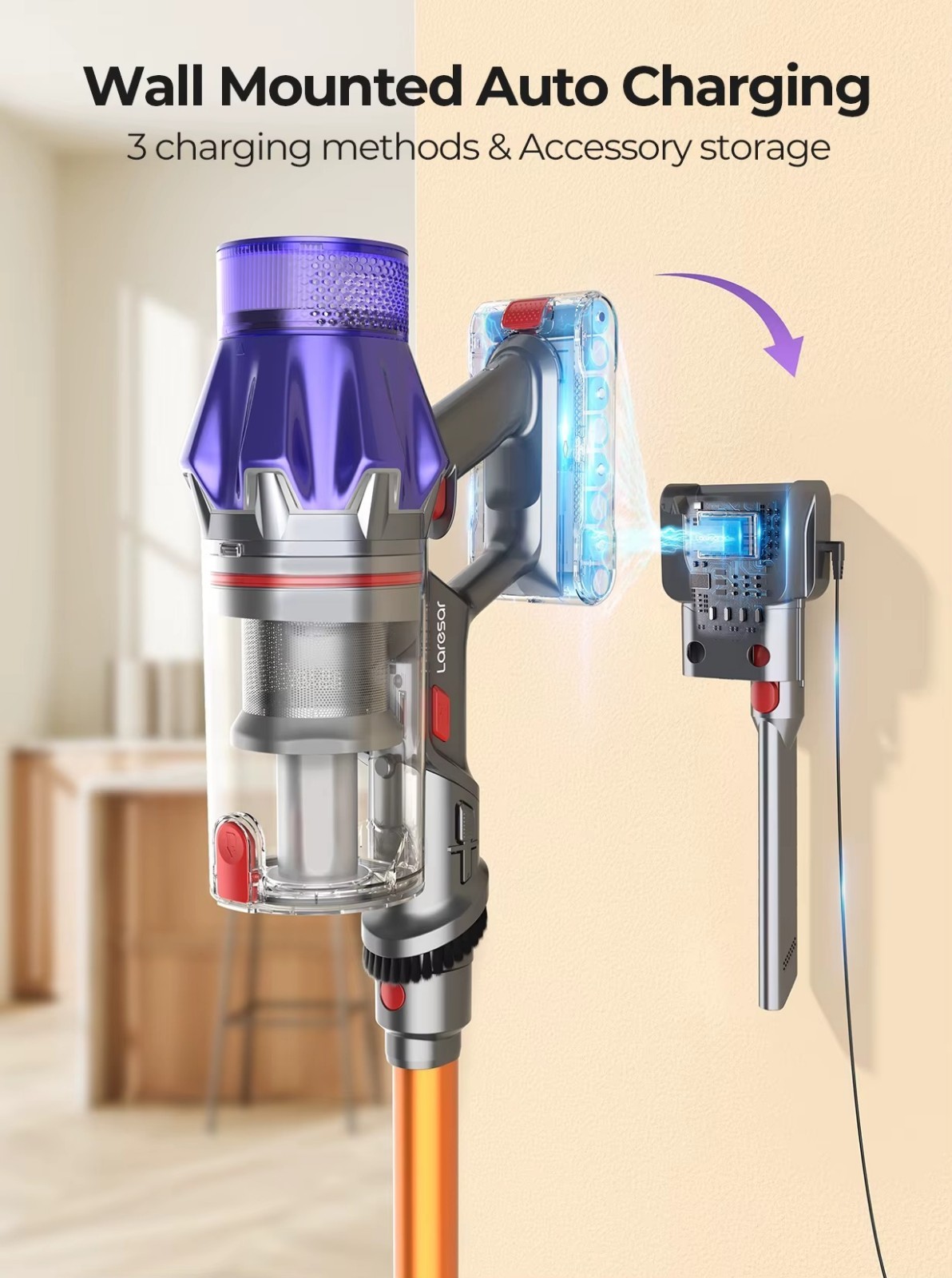 Dyson V15 Detect Total Clean Extra | Yellow/Nickel | Refurbished New Free Ship gallery