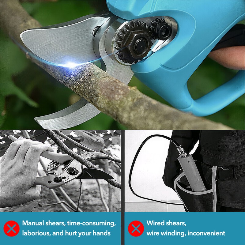 Wireless Electric Pruning Scissors For Makita 18V-21V Garden Pruning Shears 30mm gallery