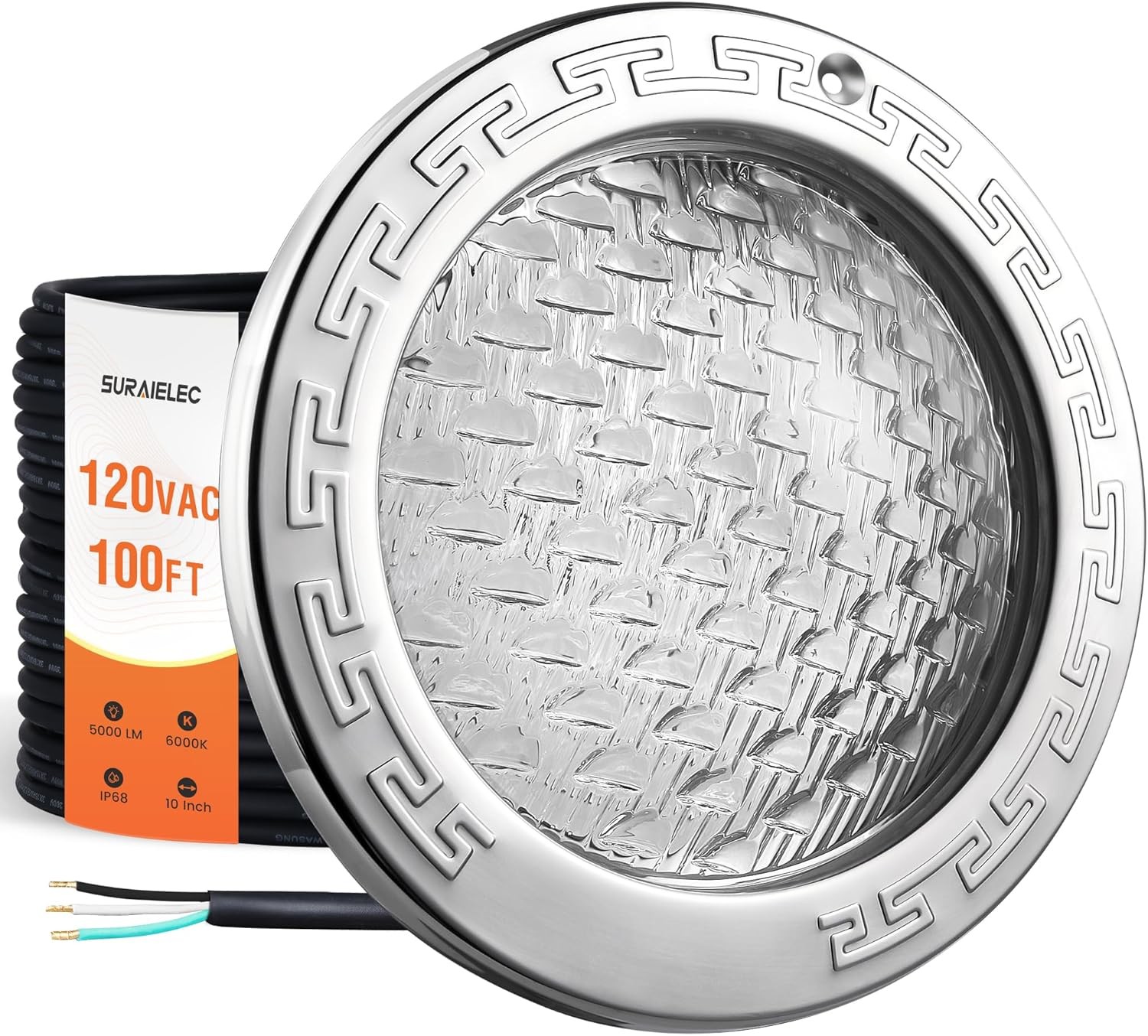 LED Pool Light 10" 5000LM 50W 100FT gallery