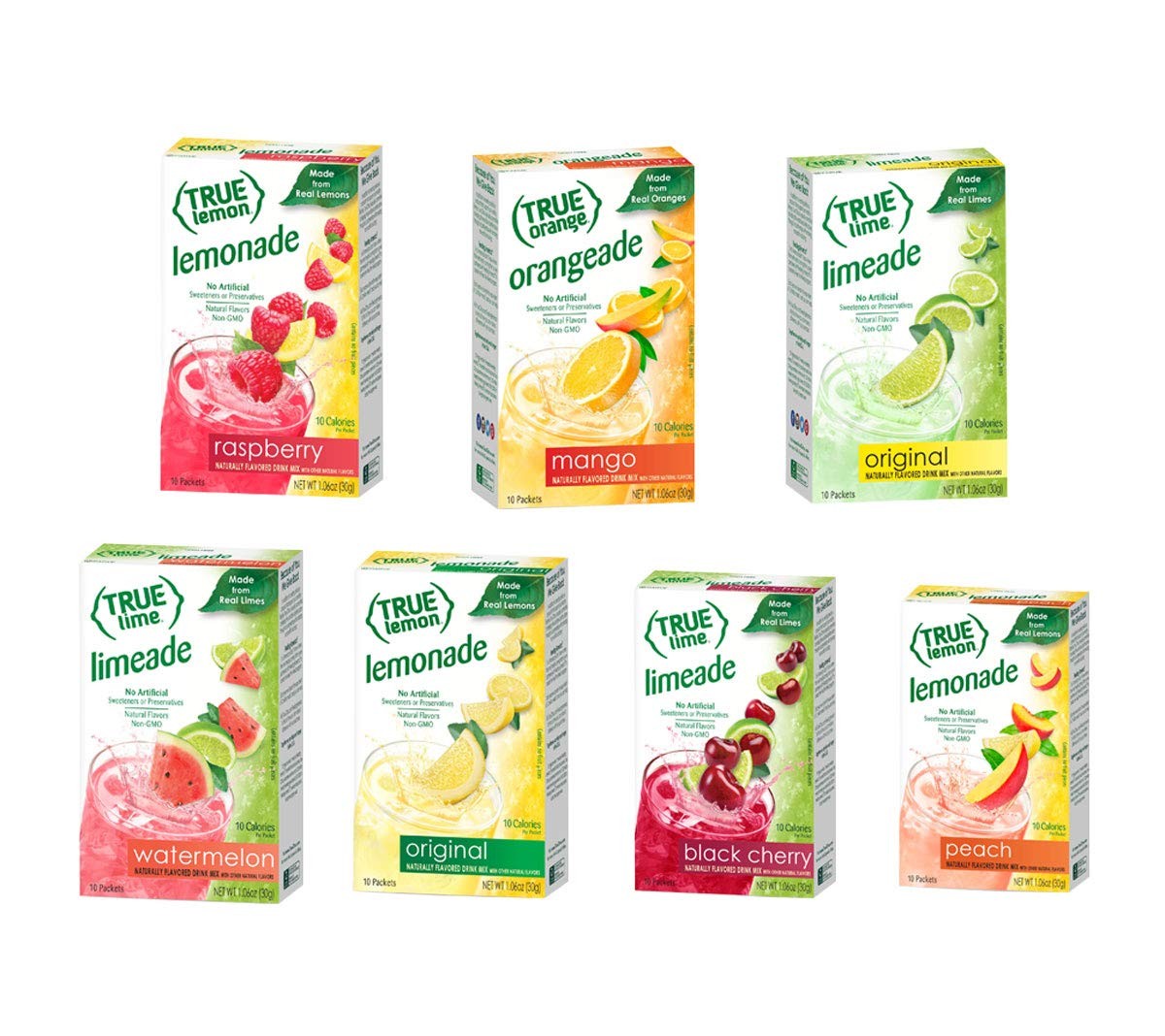 True Citrus Drink Concentrate Variety Pack 7 Flavors 100 Natural Ingredients gallery