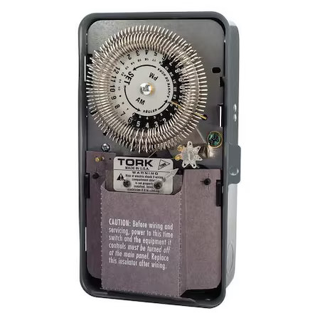 Nsi Tork 8001U Electromechanical Timer, 480V, Spdt-No/Nc gallery