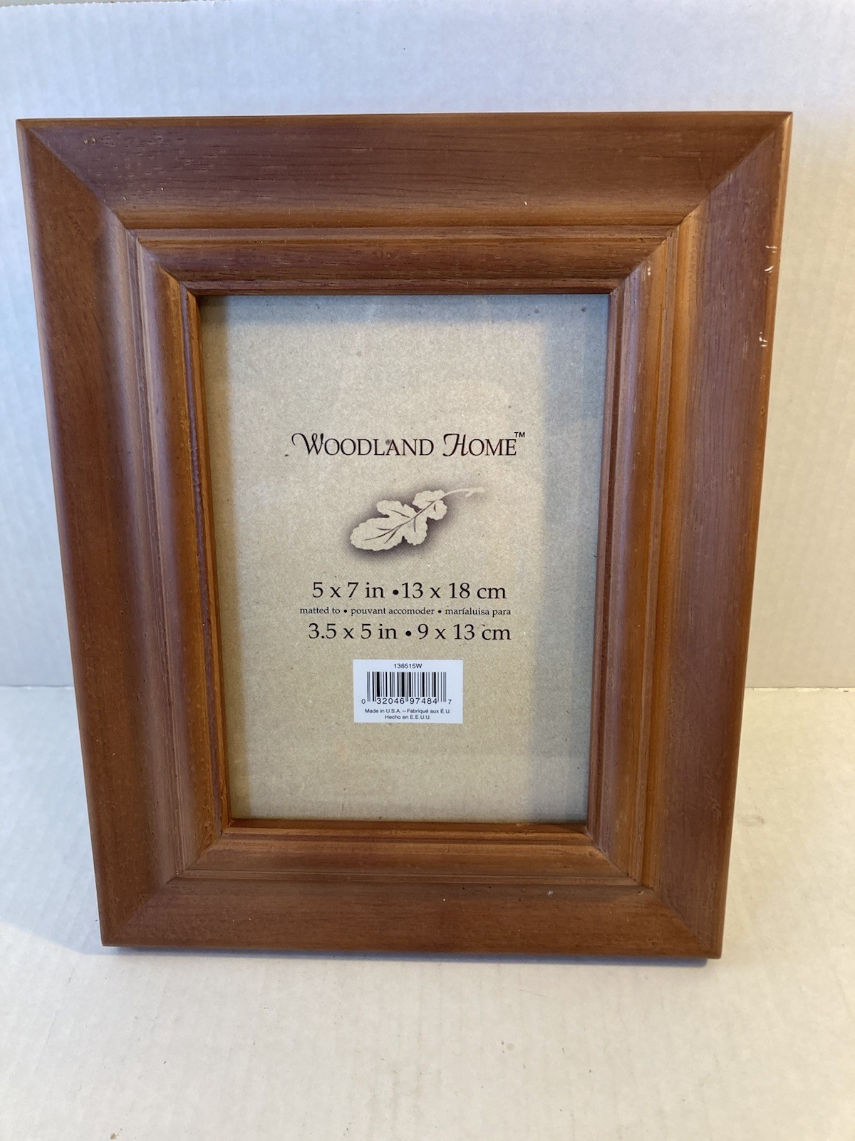 Woodland Home Frame Solid Wood Rear Loading 5”x7” Frame Made In USA gallery