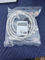 Everbilt 4 ft. Polymer Coated Stainless Steel Washing Machine Connector (2-Pack)