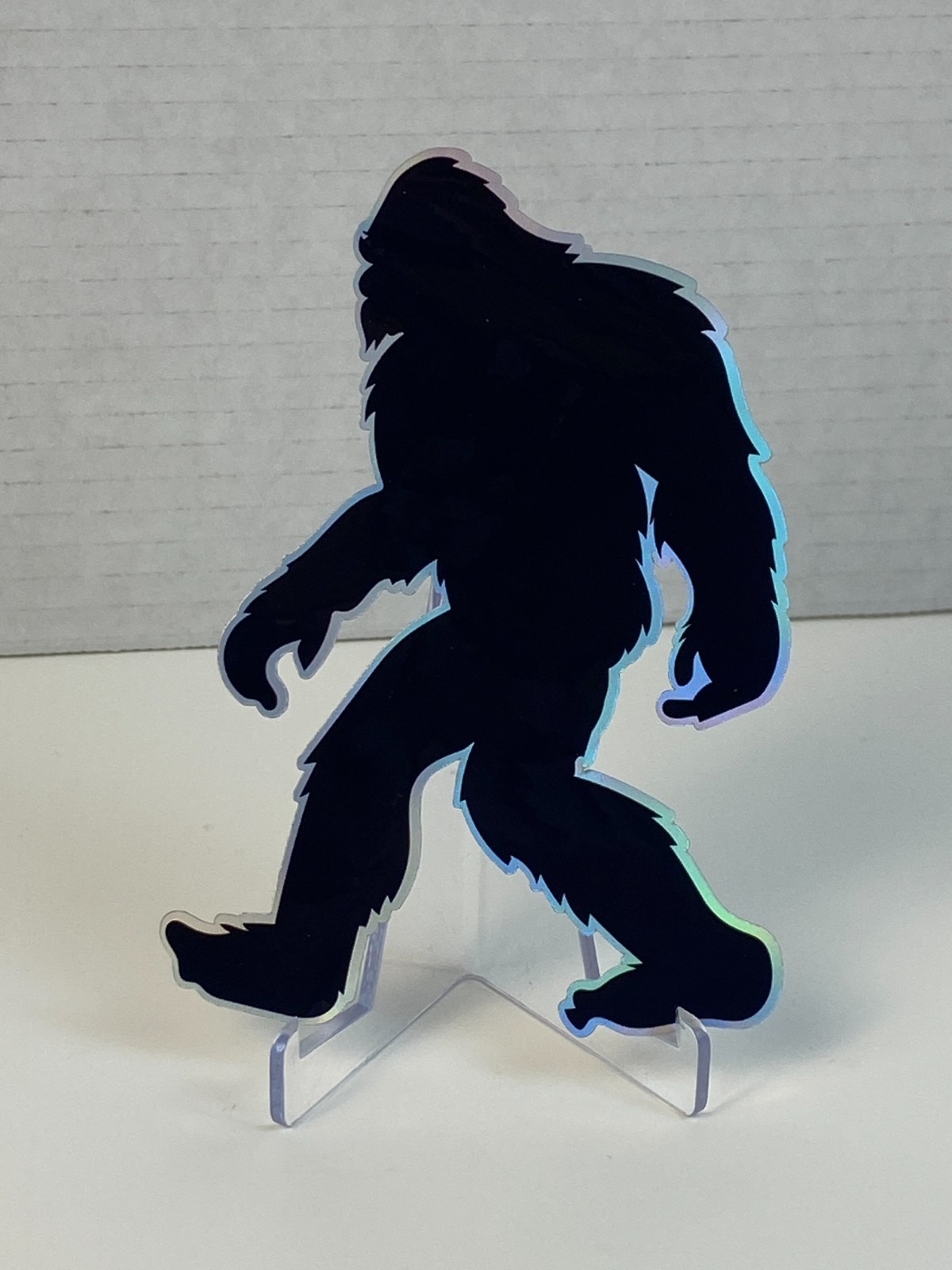 Sasquatch Vinyl Die Cut Decal Sticker Bigfoot Yeti Cryptid Waterproof Holographi gallery