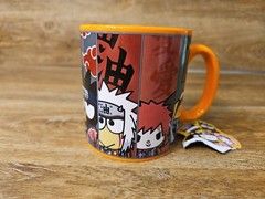 Naruto Shipudden x Hello Kitty & Friends Sanrio Mug My Melody Pochacco Read