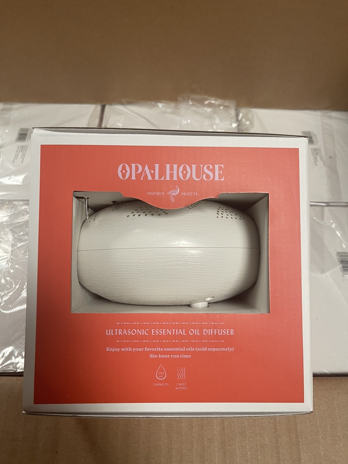 200ml Dotted Orb Oil Diffuser White/Gold - Opalhouse gallery