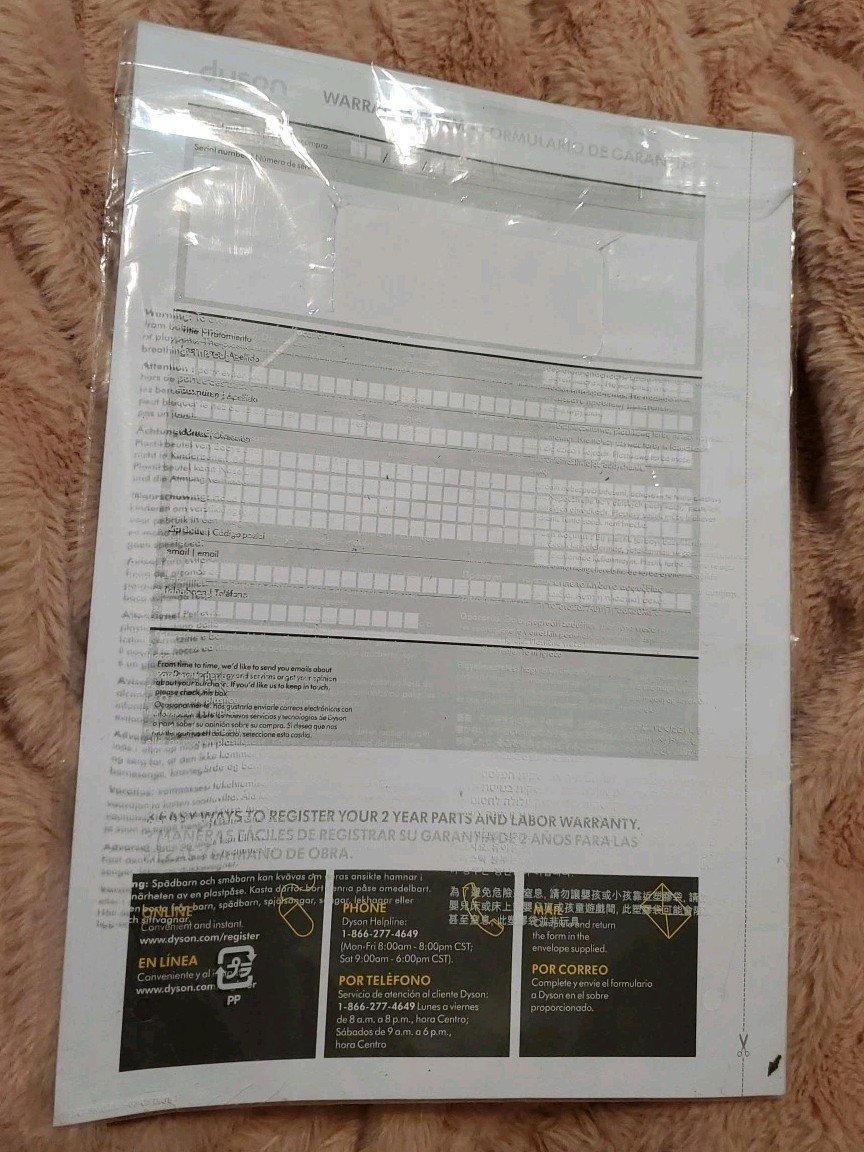 Dyson Ball Vacuum - User Manual Instructions - new gallery