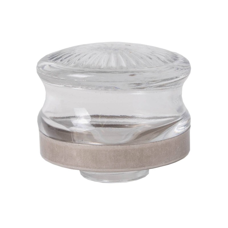 Percolator Top Knobs Clear Glass USA Made Set of 2 Sizes Small and Large gallery