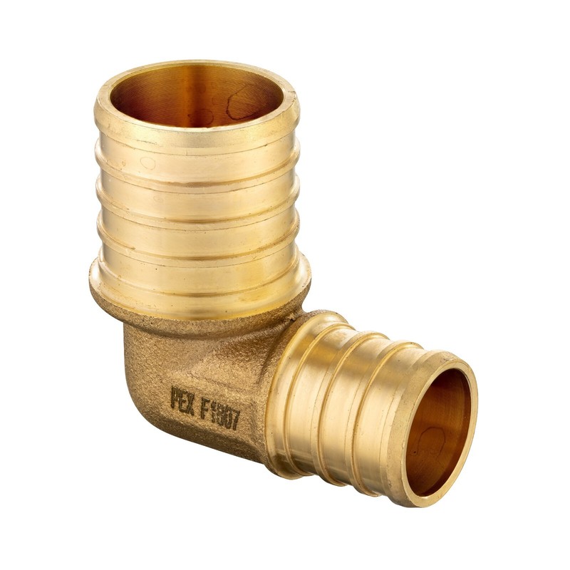 10 PCS EFIELD PEX 1"X 3/4" Reducing Elbow Crimp Brass Fittings ,Lead Free gallery