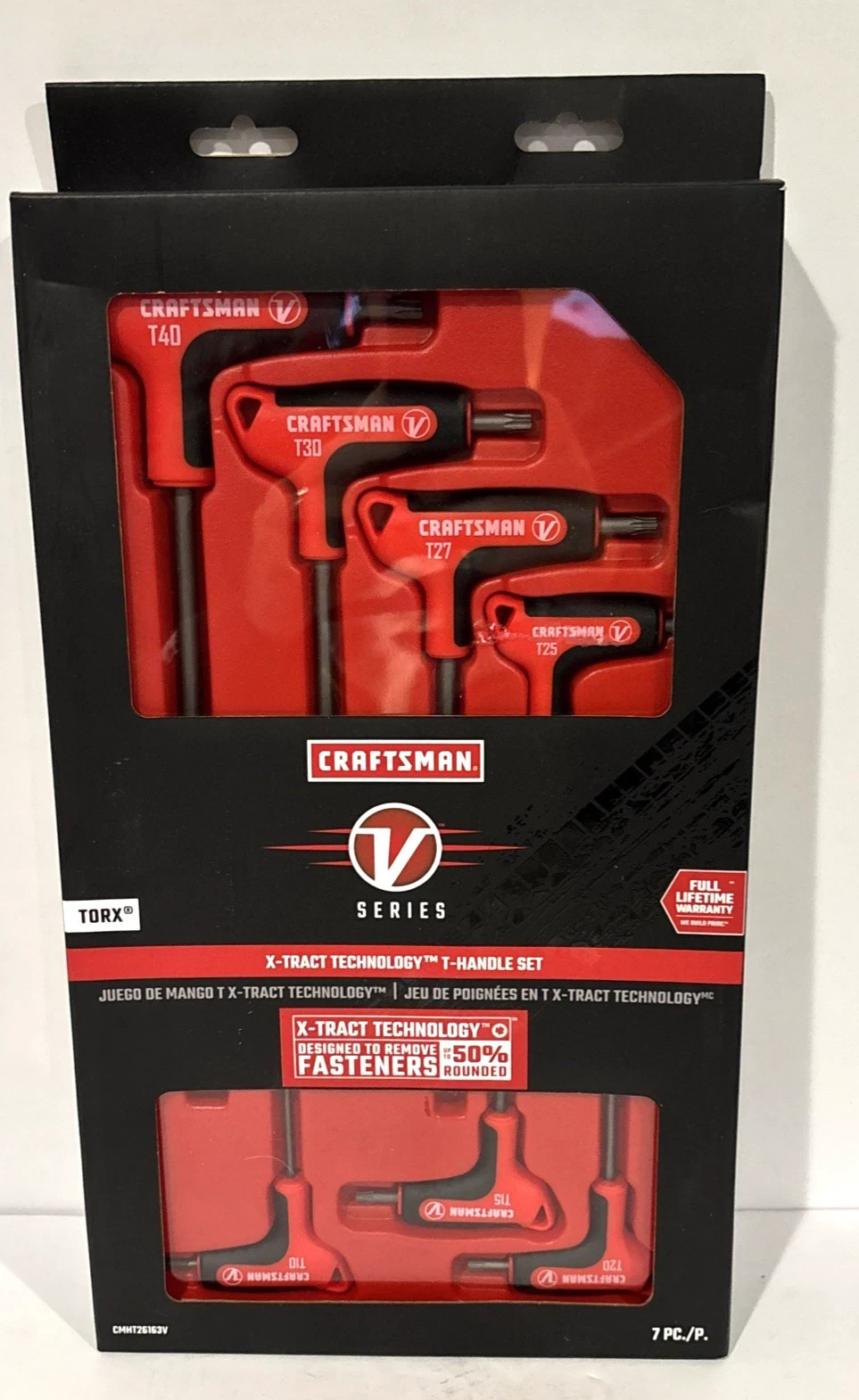 Craftsman V-Series XTract 7 Piece T-Handle Set SAE CMHT26163V Brand New gallery