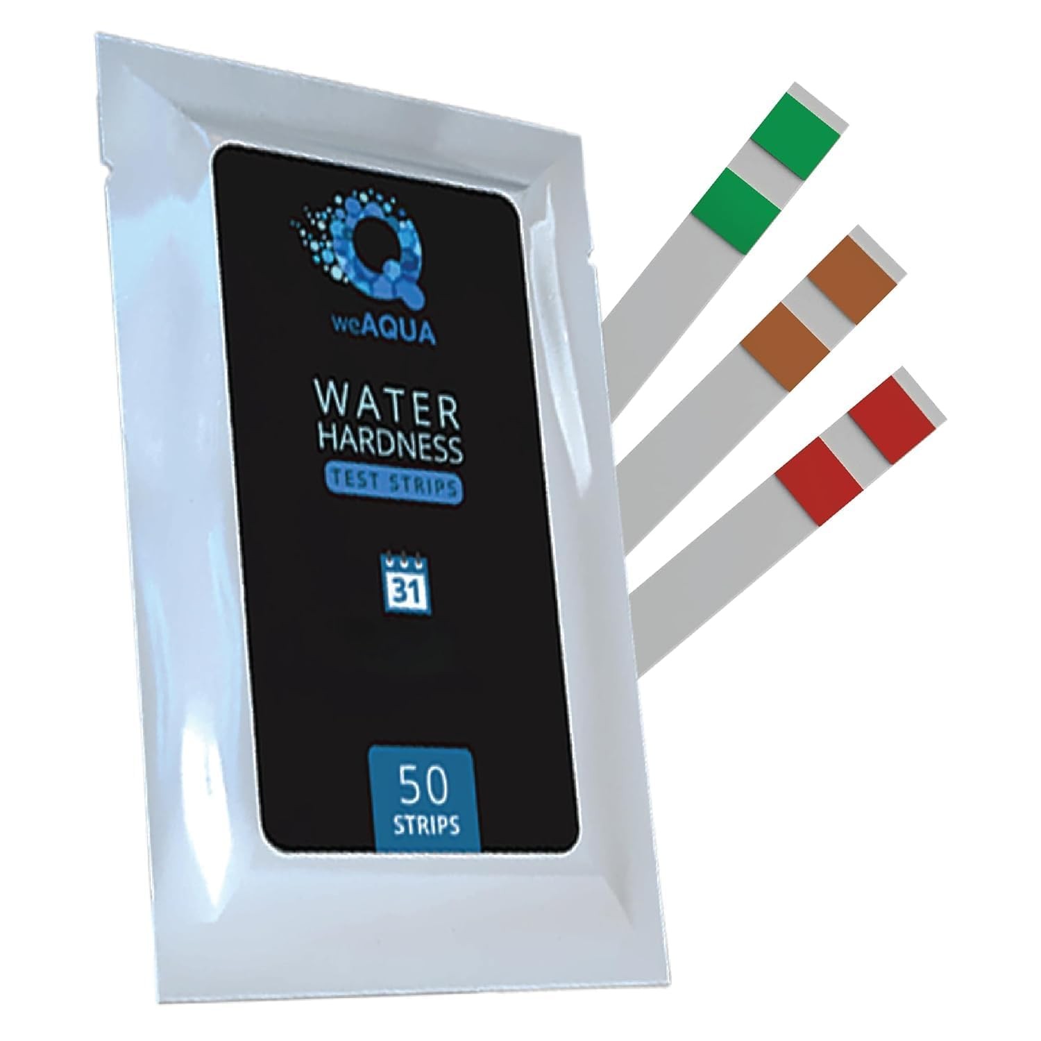 WeAQUA Water Hardness Test Kit - DoubleCheck 50 Strips - Hard gallery