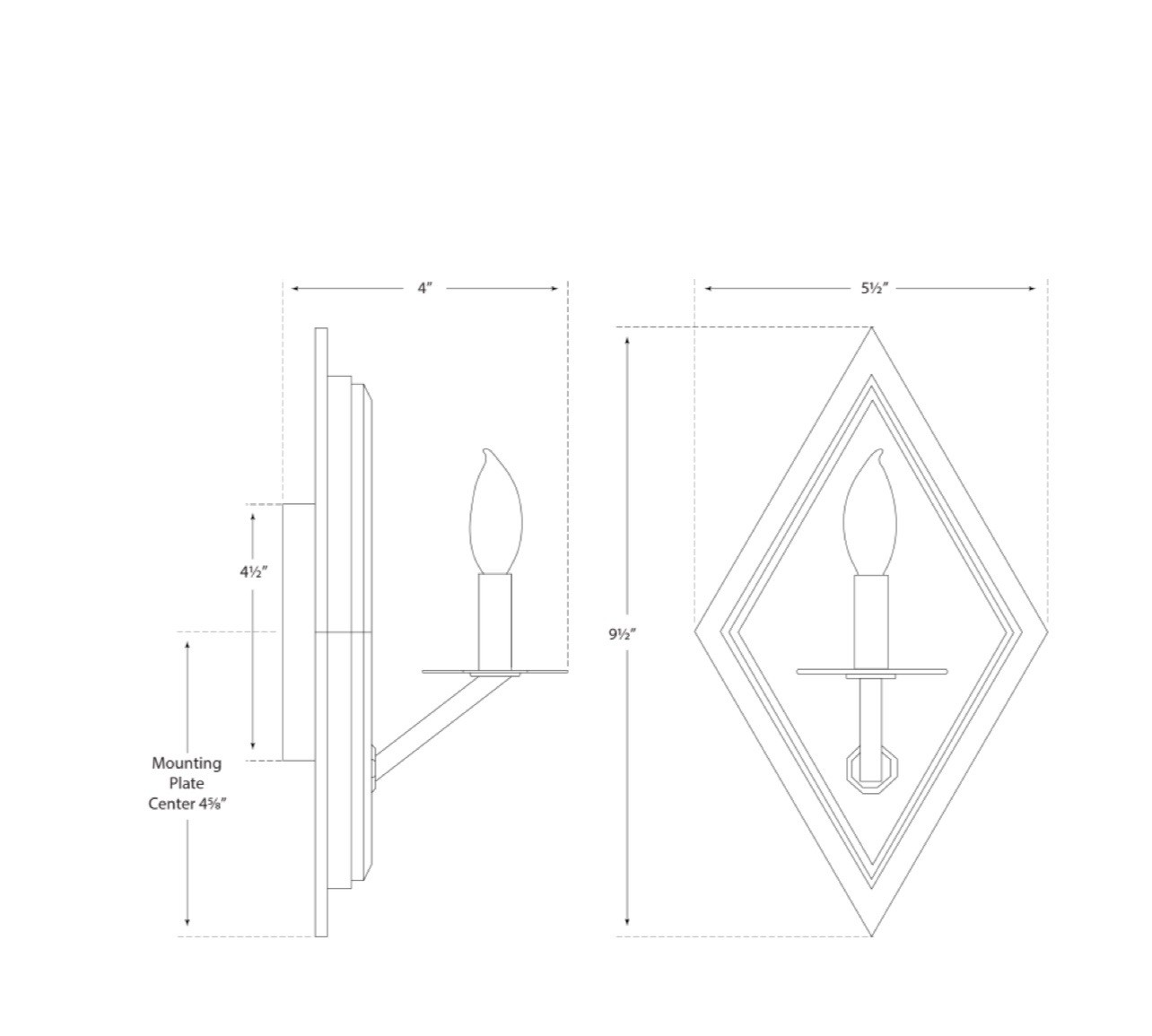 Visual Comfort Jenna 5-1/2" Wide Wall Sconce - ADA Compliant Model: SR 2006PN gallery