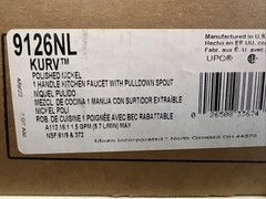 * Moen 9126NL Kurv One-Handle Pulldown Kitchen Faucet Polished Nickel
