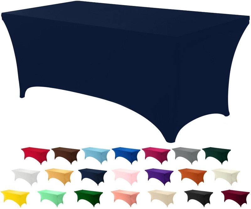 Utopia Kitchen Spandex Tablecloth 10 Pack [6FT, Red] Tight, Fitted, Washable... gallery