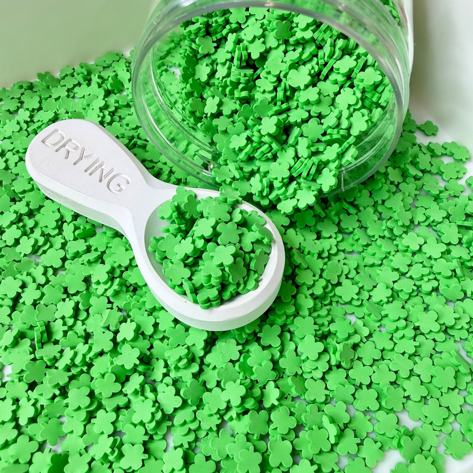 5MM 4 Leaf Clover Polymer Clay Sprinkle (NOT EDIBLE) D51-14 gallery