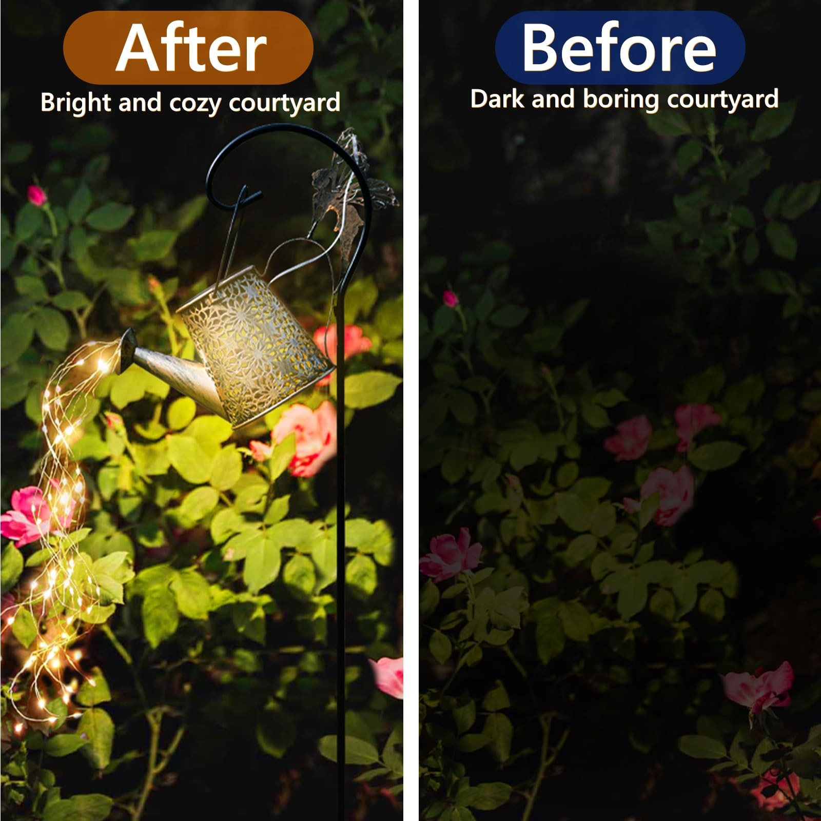 Solar Watering Can Light, Solar Outdoor Decorative,Garden Decor Lights for Yard gallery