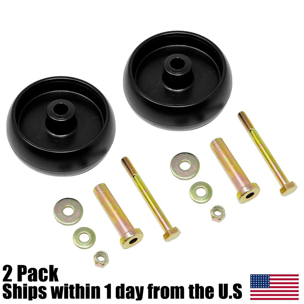 (2) Deck Wheels for John Deere D100 D110 D120 D140 Z225 Z245 Z425 Mowers GX10168