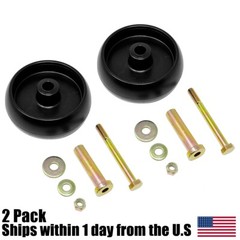 (2) Deck Wheels for John Deere D100 D110 D120 D140 Z225 Z245 Z425 Mowers GX10168